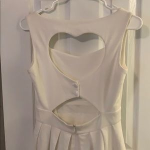 Heart keyhole dress